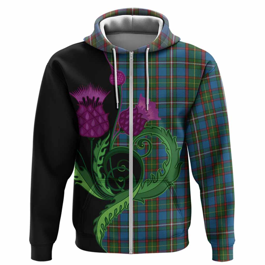 Tait Tartan Hoodie Traditional Scottish Thistle