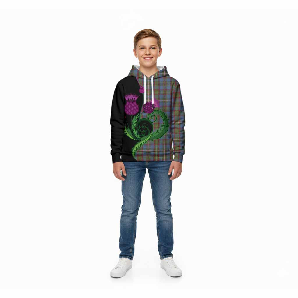 Tait Tartan Kid Hoodie Traditional Scottish Thistle
