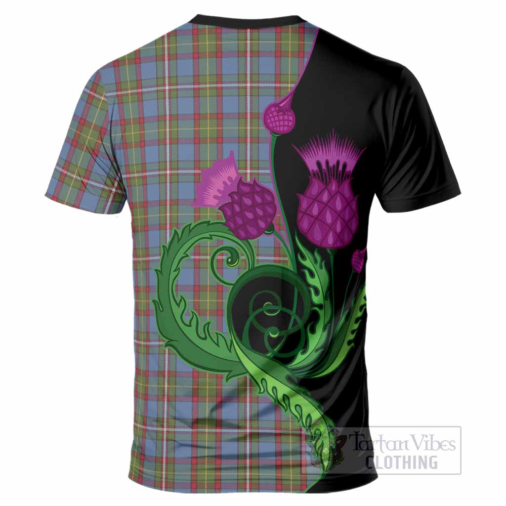 Tait Tartan T-Shirt Traditional Scottish Thistle