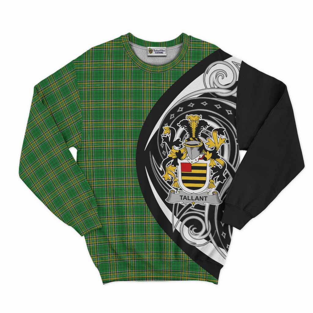 Tartan Vibes Clothing Tallant Irish Clan Sweatshirt Celtic Circle Style