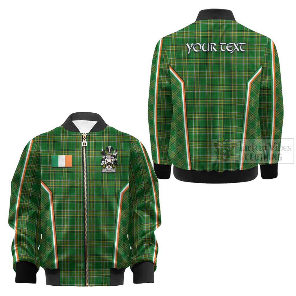 Tallis Irish Clan Coat of Arm Tartan Kid Bomber Jacket Flag Style
