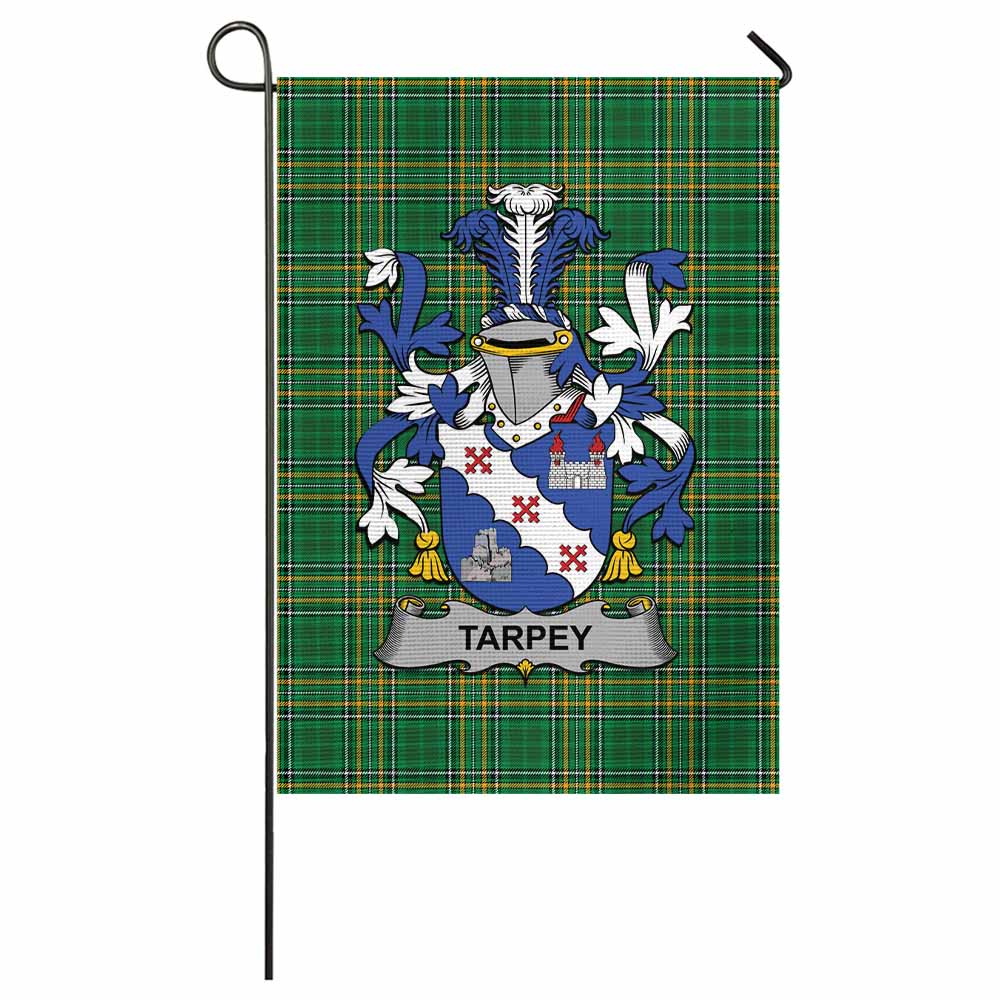 Tarpey Irish Clan Tartan Flag with Coat of Arms