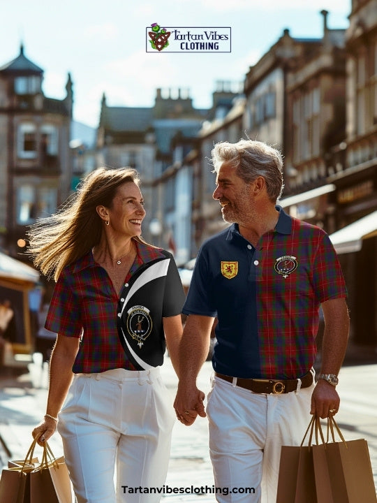 Tartan Couple Polo Shirt 