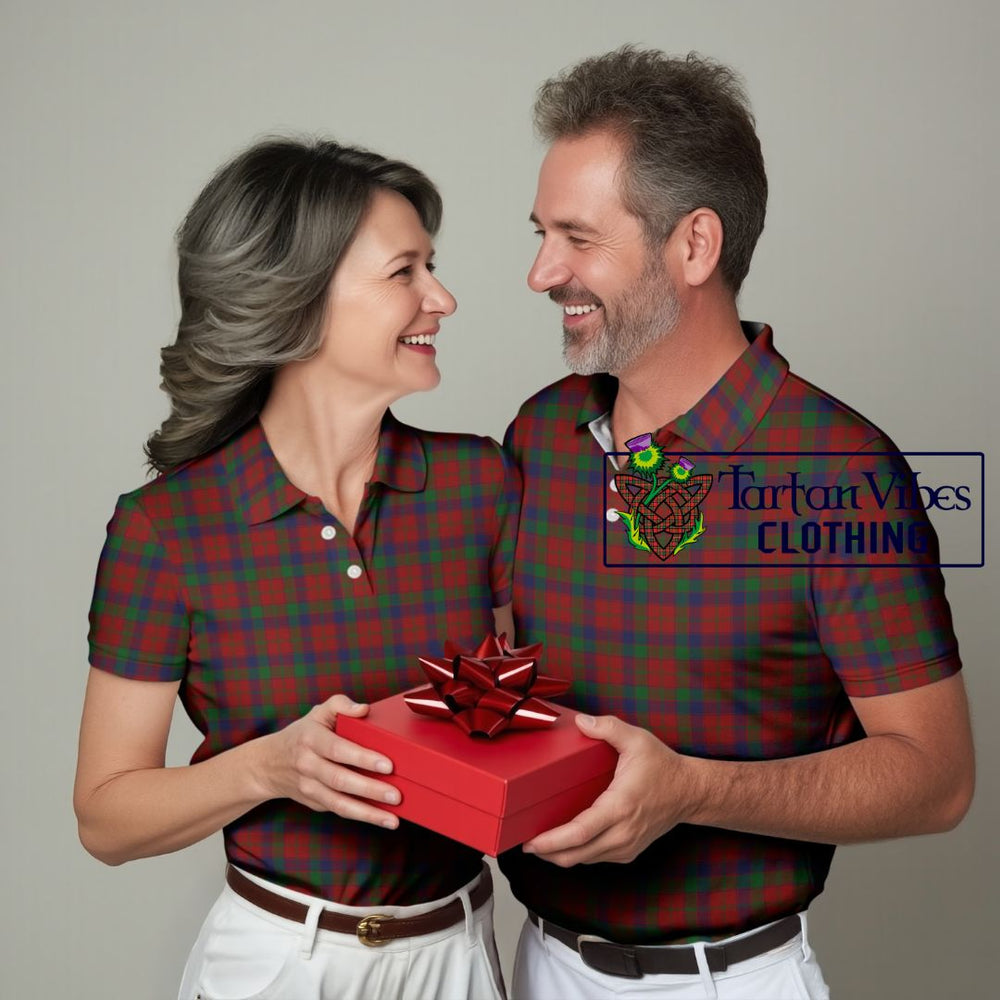 tartan polo shirt