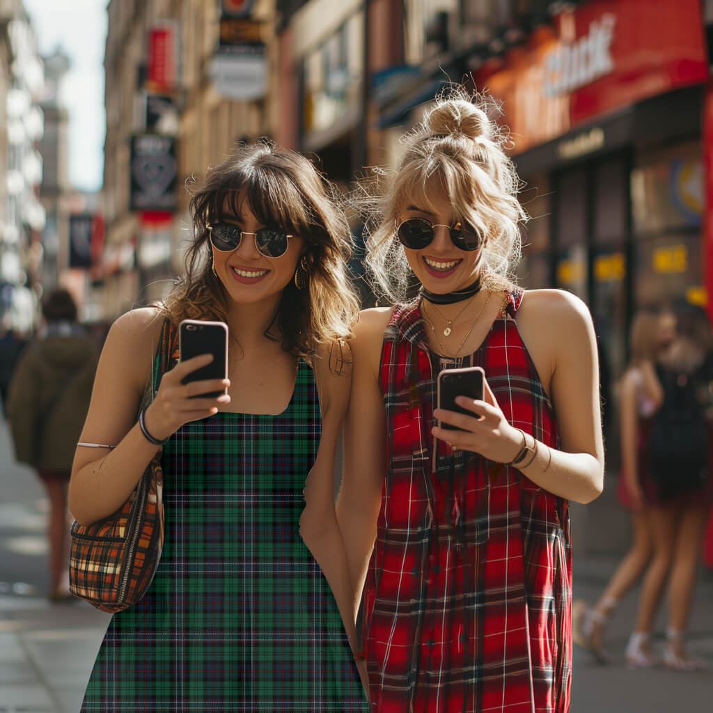 Scotland National Tartan Womens Casual Dresses