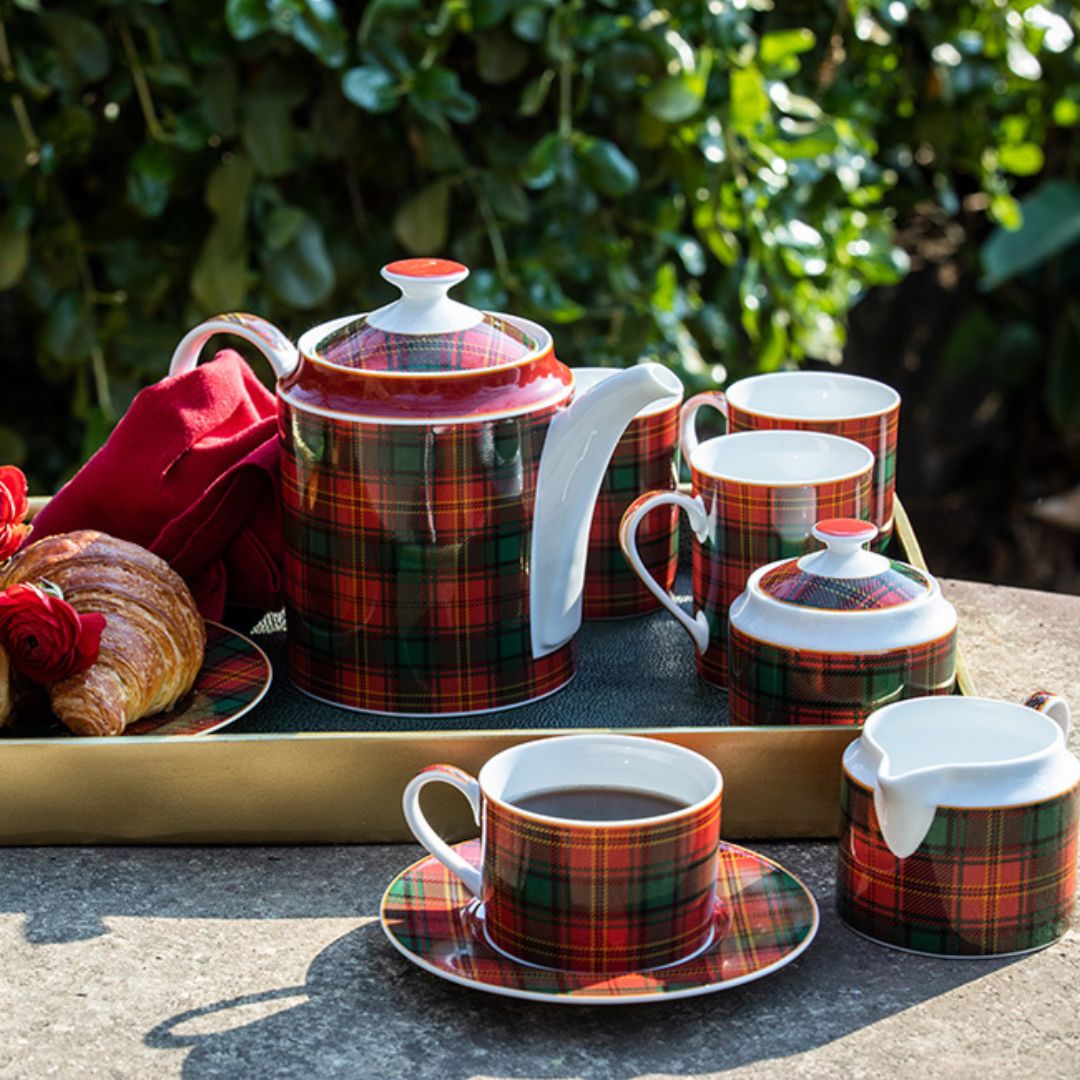 Tartan Tea Set