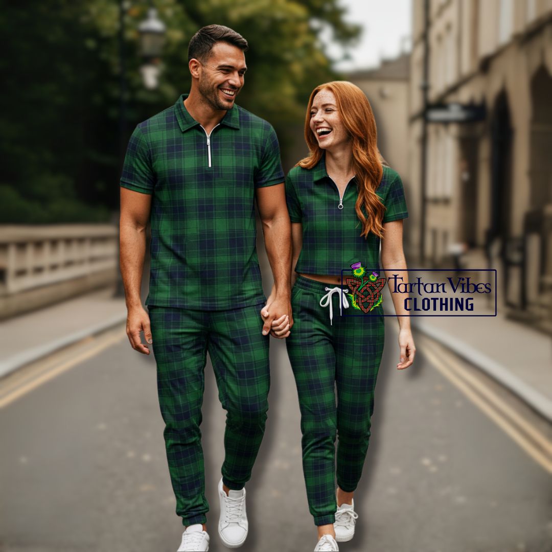 Gordon Tartan Zipper Polo Shirt