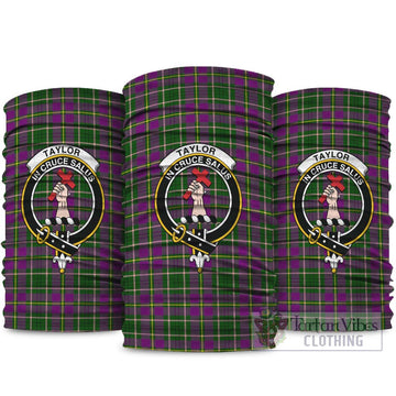 Taylor (Tailyour) Tartan Neck Gaiters, Tartan Bandanas, Tartan Head Band with Family Crest