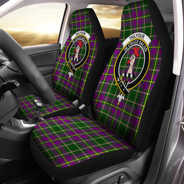 Taylor (Tailyour) Tartan Car Seat Cover with Family Crest