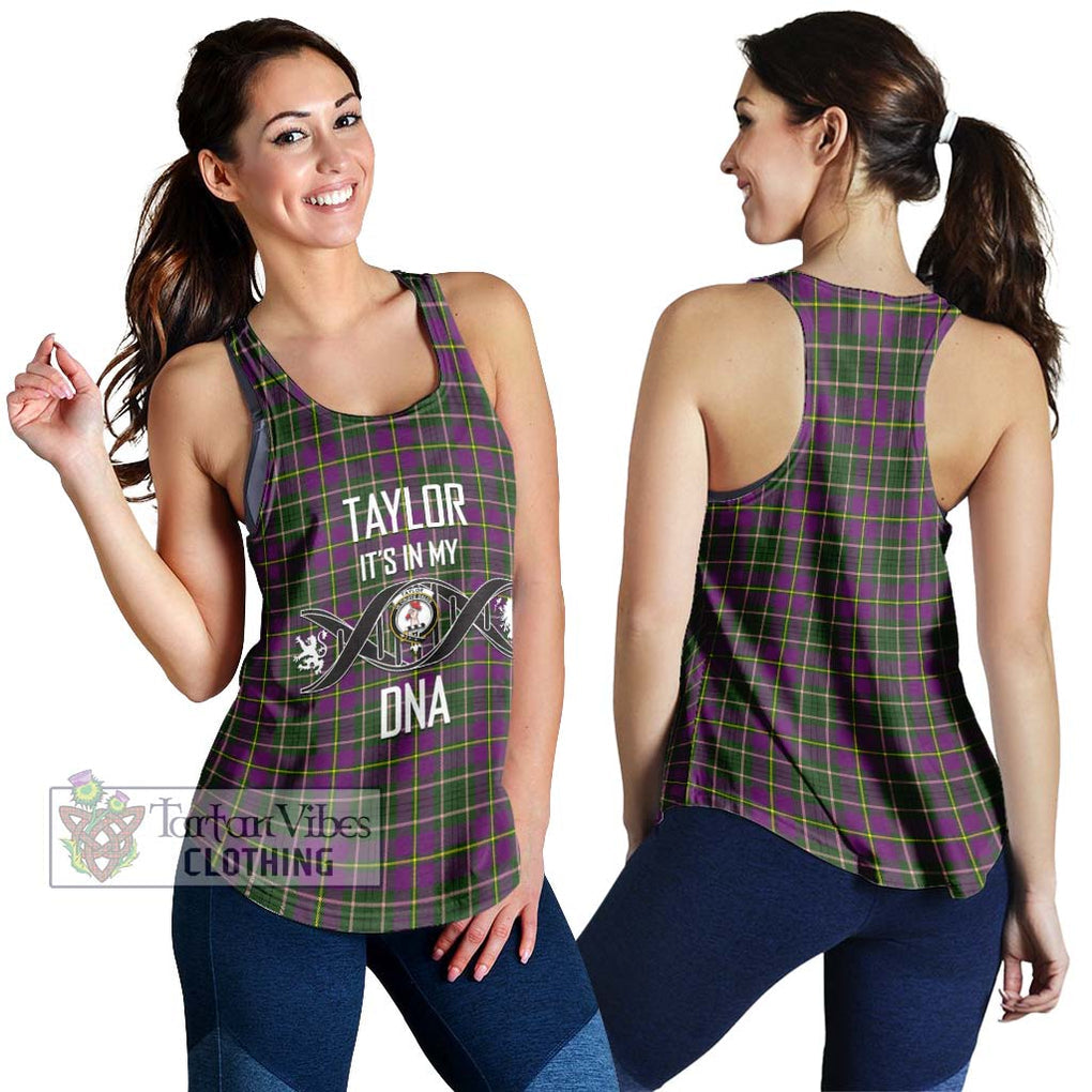 Taylor (Tailylour) Tartan Women's Racerback Tanks with Family Crest DNA In Me Style 4XL - Tartanvibesclothing Shop