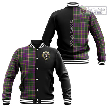 Taylor (Tailylour) Tartan Baseball Jacket with Family Crest and Half Of Me Style Unisex - Tartanvibesclothing Shop