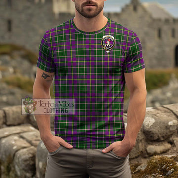 Taylor (Tailyour) Tartan Cotton T-Shirt with Family Crest