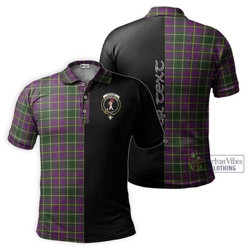 Taylor (Tailyour) Tartan Polo Shirt with Family Crest and Half Of Me Style