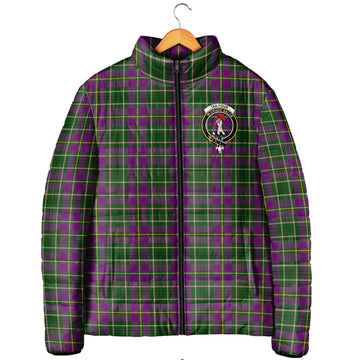 Taylor Tartan Padded Jacket with Family Crest