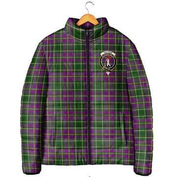 Taylor (Tailyour) Tartan Padded Jacket with Family Crest