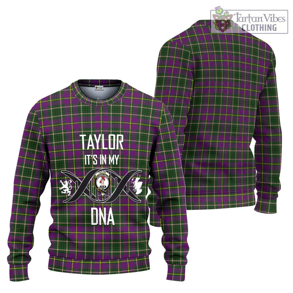 Taylor (Tailylour) Tartan Knitted Sweater with Family Crest DNA In Me Style Unisex - Tartanvibesclothing Shop