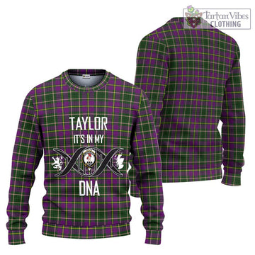 Taylor (Tailylour) Tartan Knitted Sweater with Family Crest DNA In Me Style Unisex - Tartanvibesclothing Shop