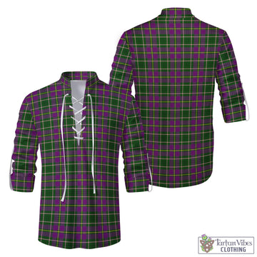 Tartan Vibes Clothing Taylor Tartan Men's Scottish Traditional Jacobite Ghillie Kilt Shirt