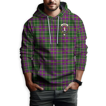 Taylor Tartan Hoodie with Family Crest