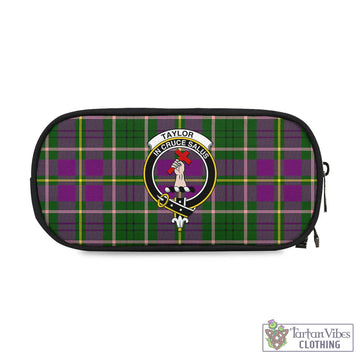 Tartan Vibes Clothing Taylor Tartan Pen and Pencil Case with Family Crest