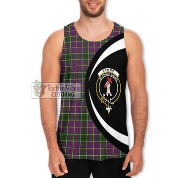 Taylor (Tailyour) Tartan Men's Tank Top with Family Crest Circle Style