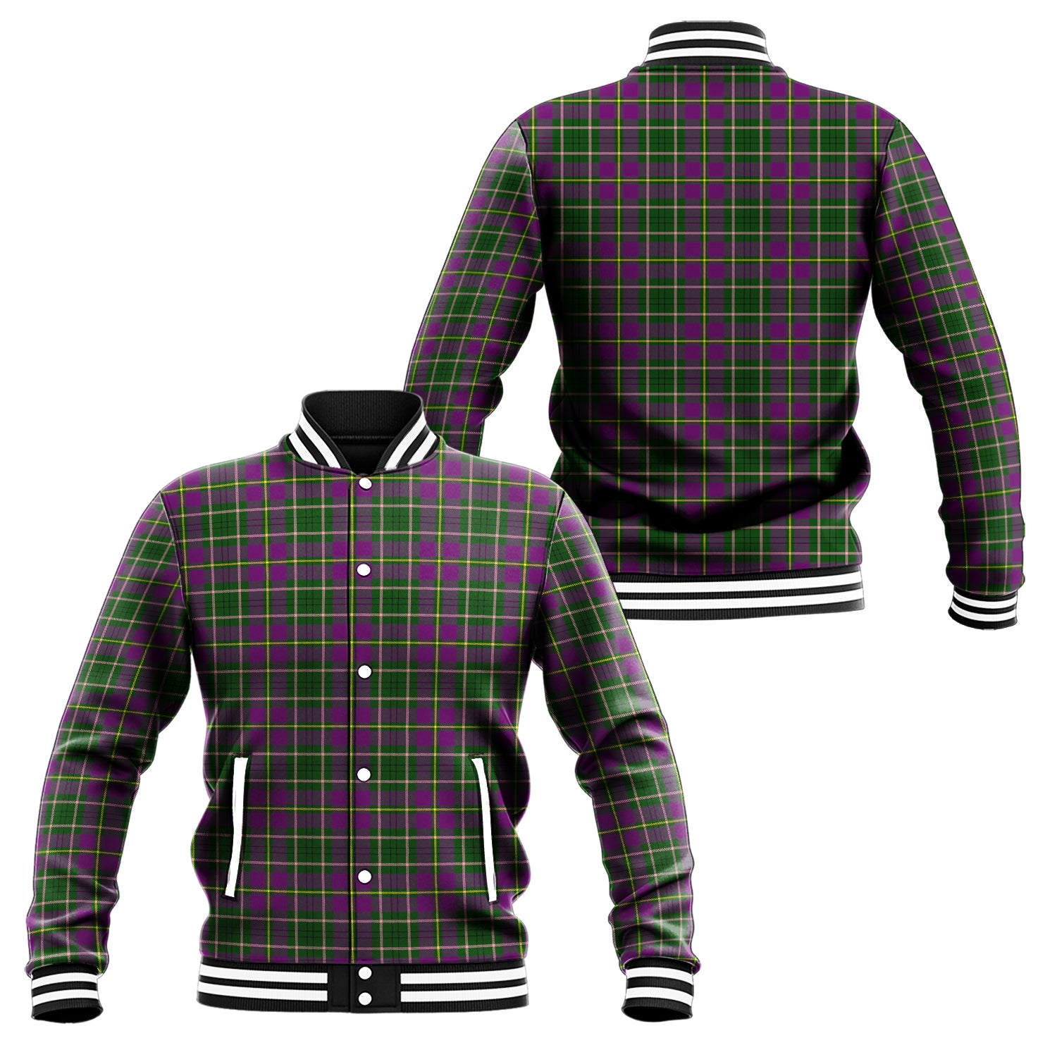 Taylor (Tailyour) Tartan Baseball Jacket Unisex - Tartan Vibes Clothing