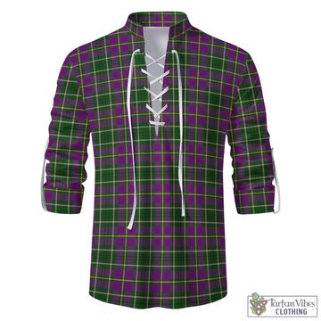 Tartan Vibes Clothing Taylor Tartan Men's Scottish Traditional Jacobite Ghillie Kilt Shirt