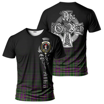 Tartan Vibes Clothing Taylor Tartan T-Shirt Featuring Alba Gu Brath Family Crest Celtic Inspired