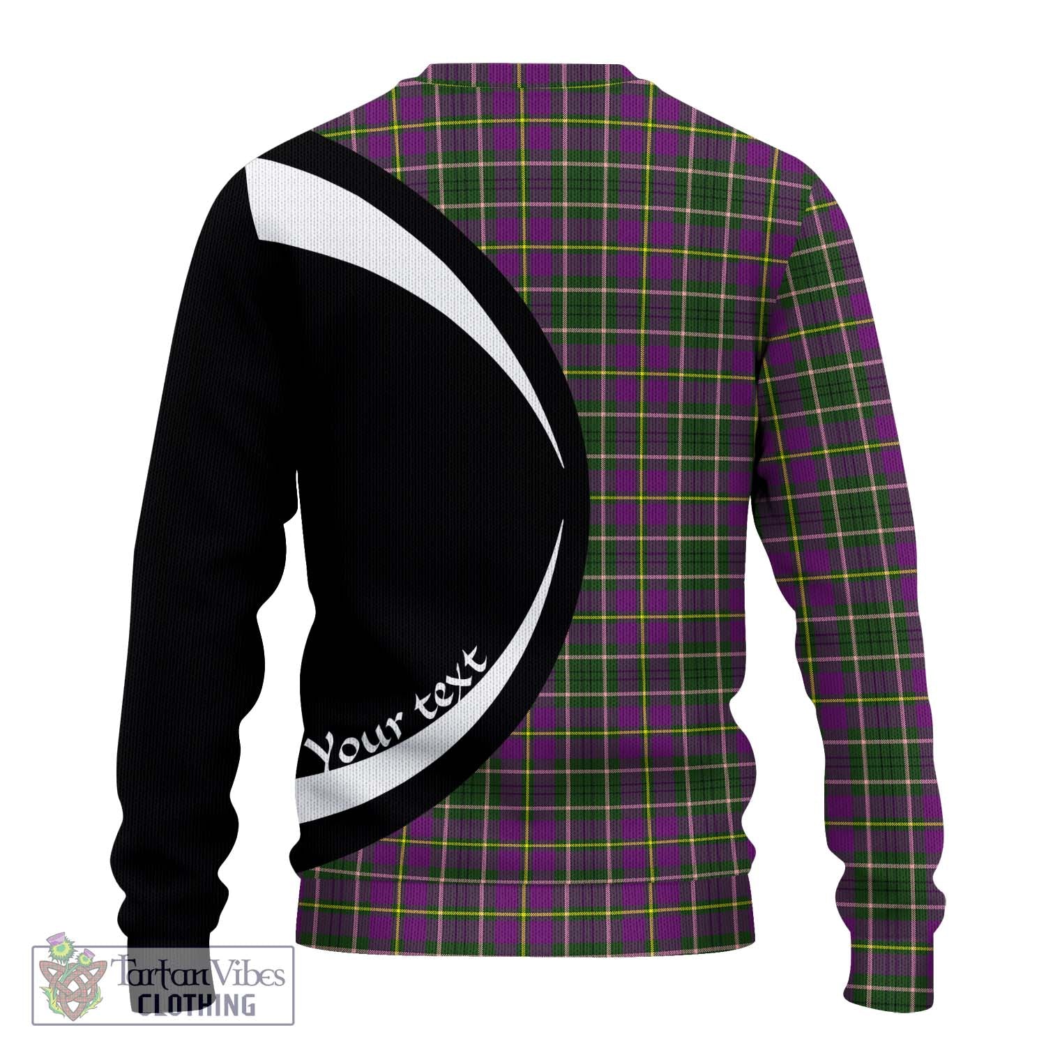 Taylor (Tailylour) Tartan Knitted Sweater with Family Crest Circle Style - Tartan Vibes Clothing
