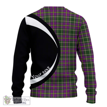 Taylor (Tailylour) Tartan Knitted Sweater with Family Crest Circle Style - Tartan Vibes Clothing