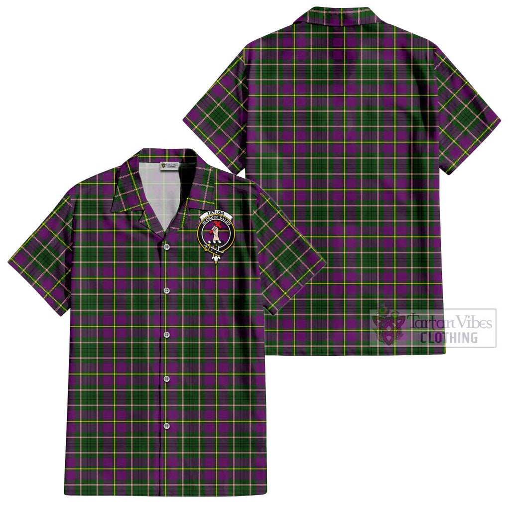 Taylor (Tailylour) Tartan Cotton Hawaiian Shirt with Family Crest Kid - Tartan Vibes Clothing