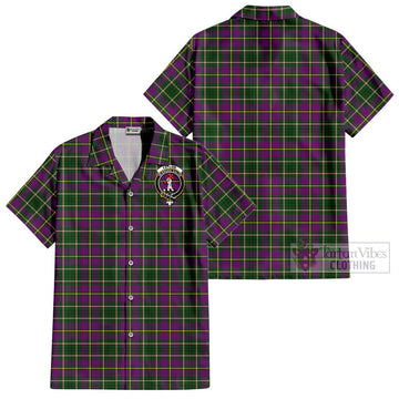 Taylor (Tailylour) Tartan Cotton Hawaiian Shirt with Family Crest Kid - Tartan Vibes Clothing