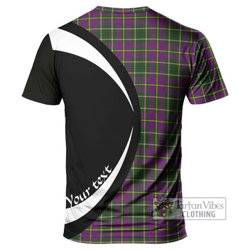 Tartan Vibes Clothing Taylor Tartan T-Shirt with Family Crest Circle Style