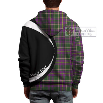 Taylor (Tailyour) Tartan Hoodie with Family Crest Circle Style