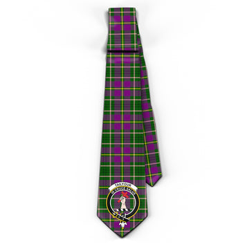 Taylor (Tailyour) Tartan Classic Necktie with Family Crest