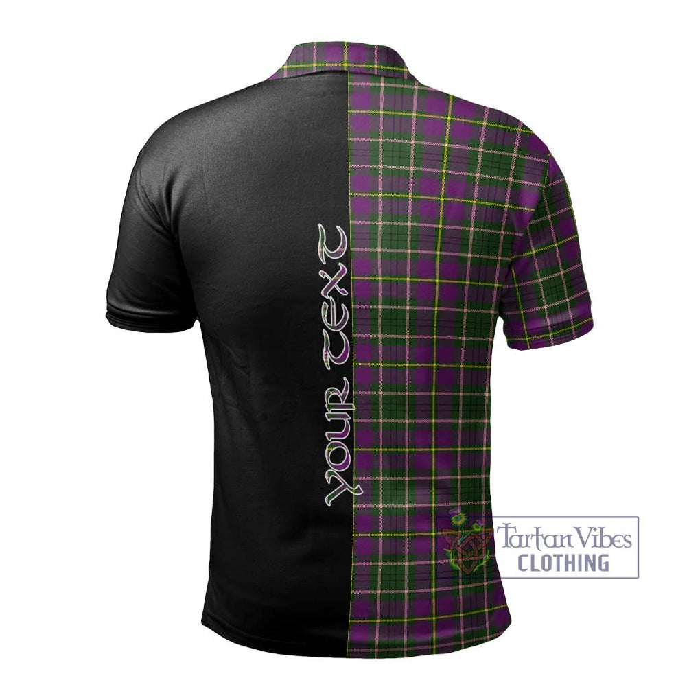 Taylor (Tailylour) Tartan Polo Shirt with Family Crest and Half Of Me Style - Tartanvibesclothing Shop