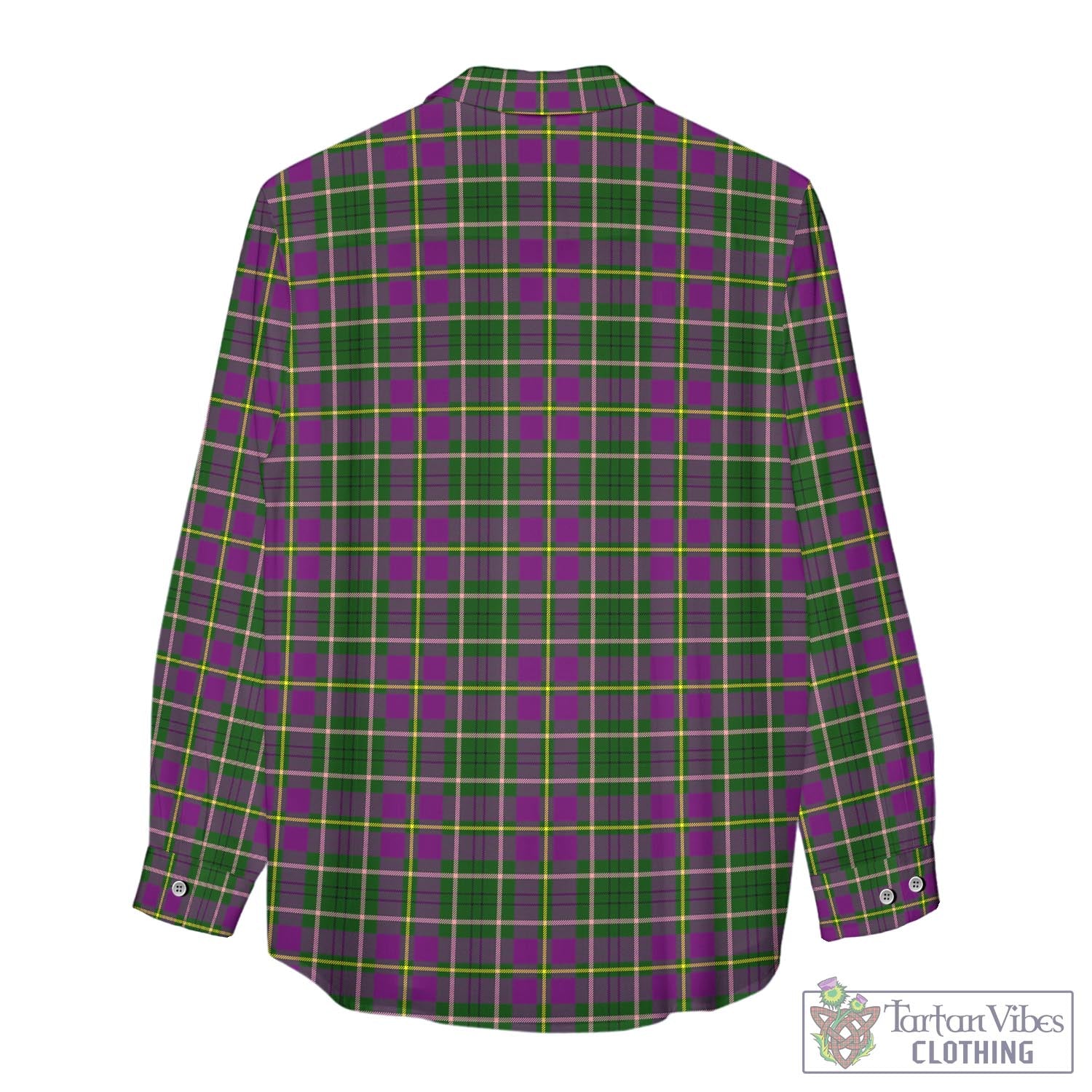 Tartan Vibes Clothing Taylor Tartan Womens Casual Shirt with Family Crest