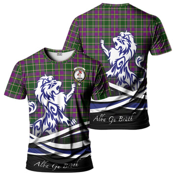 Taylor Tartan T-Shirt with Alba Gu Brath Regal Lion Emblem