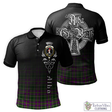 Taylor (Tailyour) Tartan Polo Shirt Featuring Alba Gu Brath Family Crest Celtic Inspired