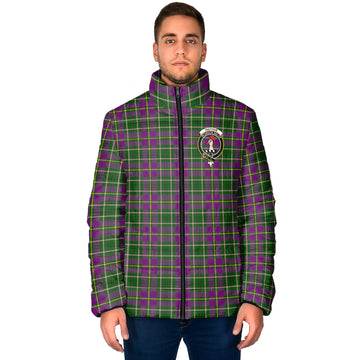 Taylor Tartan Padded Jacket with Family Crest