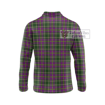 Taylor (Tailyour) Tartan Long Sleeve Polo Shirt with Family Crest DNA In Me Style