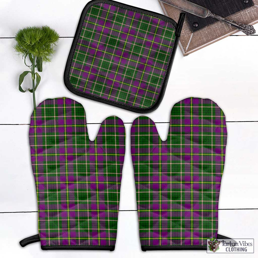 Taylor (Tailylour) Tartan Combo Oven Mitt & Pot-Holder Combo 1 Oven Mitt & 1 Pot-Holder Black - Tartan Vibes Clothing