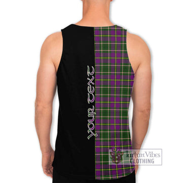 Taylor (Tailyour) Tartan Men's Tank Top with Family Crest and Half Of Me Style