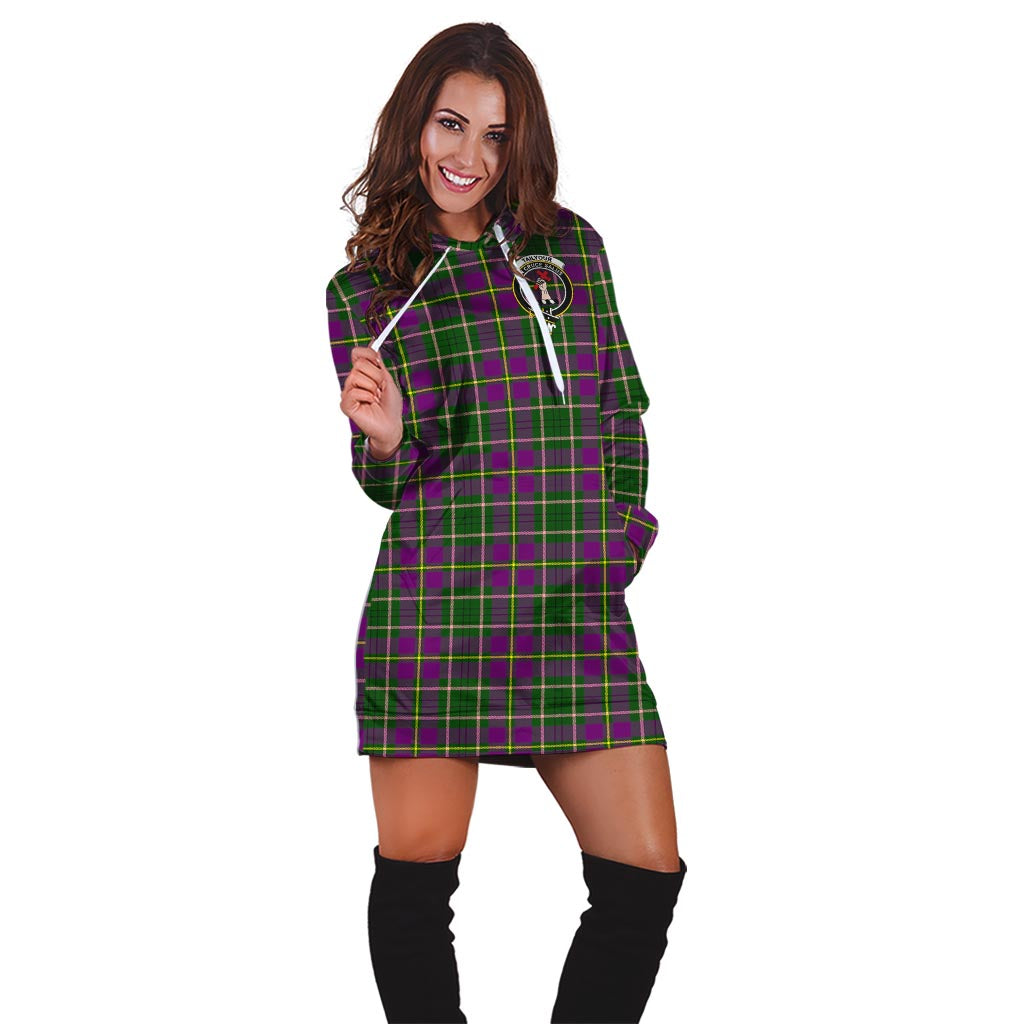 Taylor (Tailylour) Tartan Hoodie Dress with Family Crest - Tartan Vibes Clothing