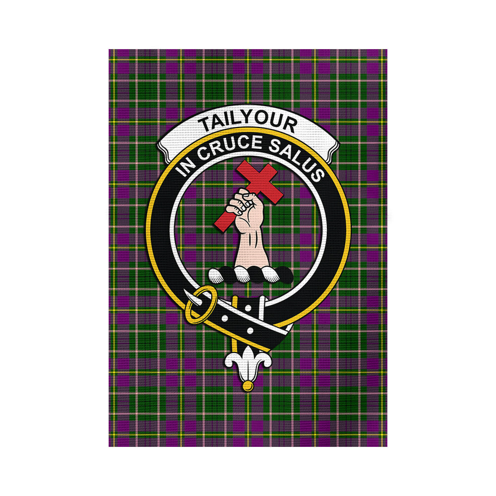 Taylor (Tailylour) Tartan Flag with Family Crest - Tartan Vibes Clothing