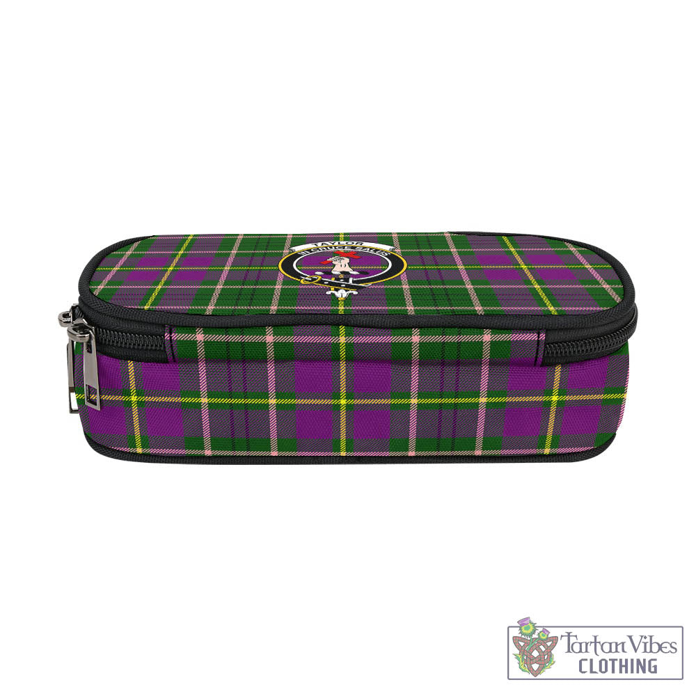 Tartan Vibes Clothing Taylor Tartan Pen and Pencil Case with Family Crest