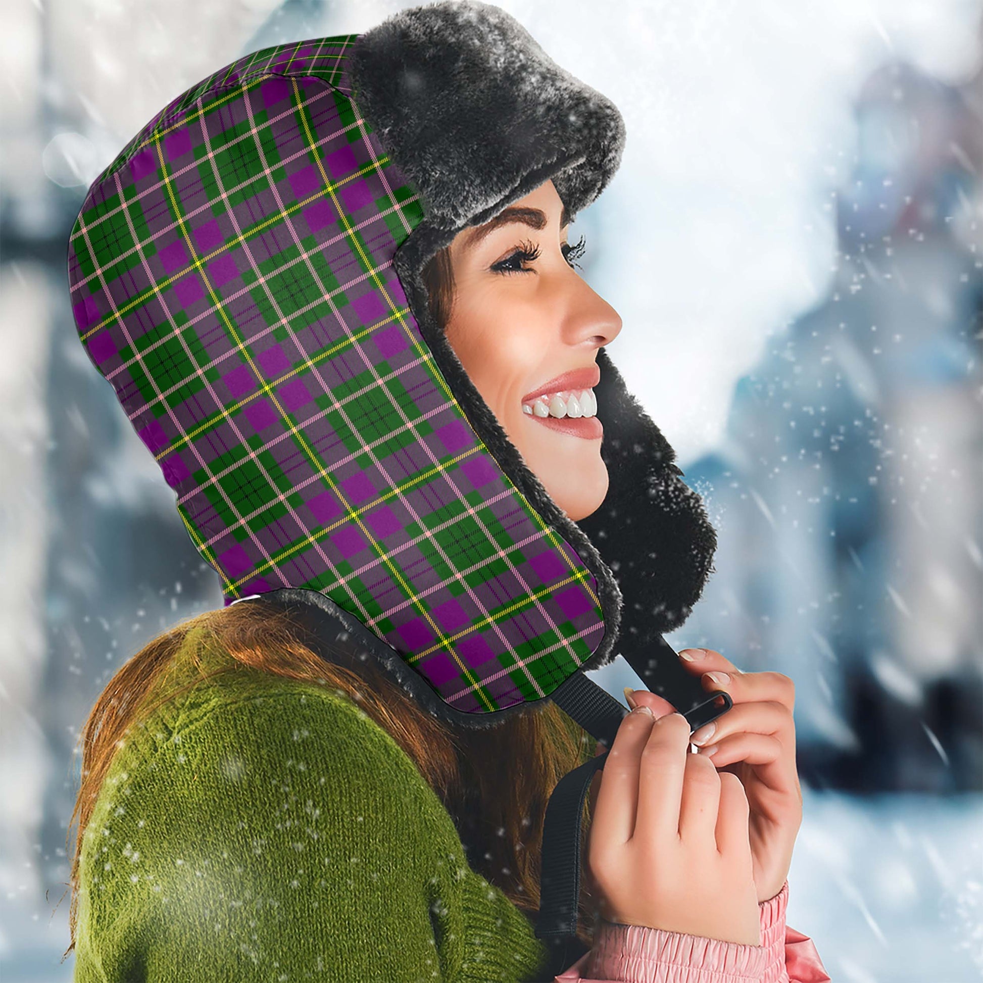 Taylor Tartan Winter Trapper Hat - Tartanvibesclothing