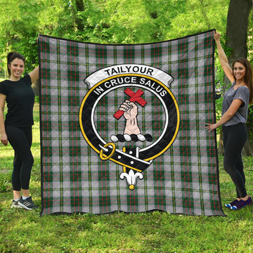 Taylor Dress Tartan Quilt with Family Crest