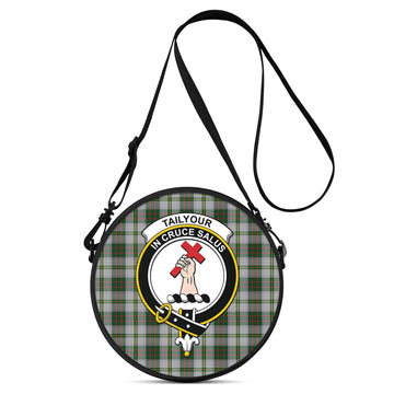 Taylor Dress Tartan Round Satchel Bags with Family Crest