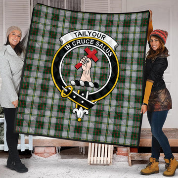 Taylor Dress Tartan Quilt with Family Crest